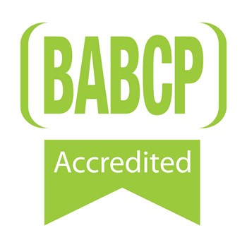 logo babcp accredited logo web